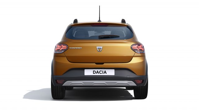 Studiobeeld Dacia Sandero Stepway achter