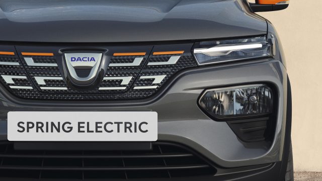 Detail Dacia Spring Electric voorkant